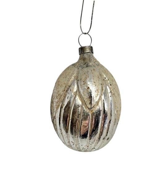 Jugendstil Kugel, Blüte, Lauscha um 1910