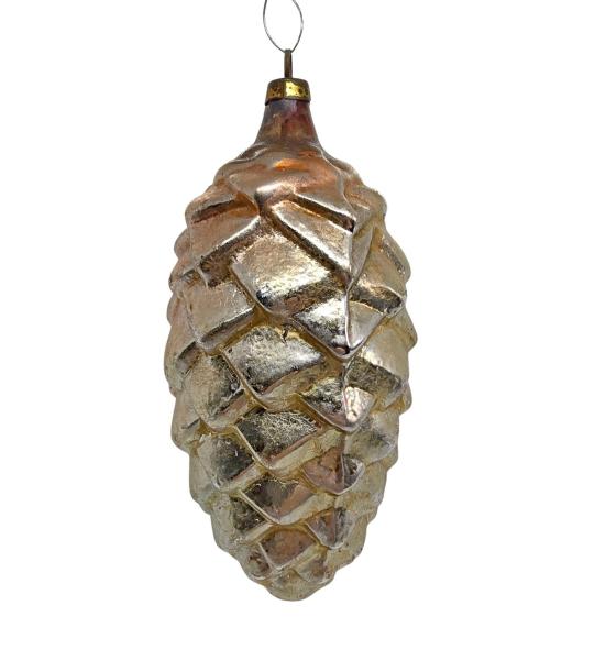 Antiker Christbaumschmuck, Lauscha, Tannenzapfen um 1910