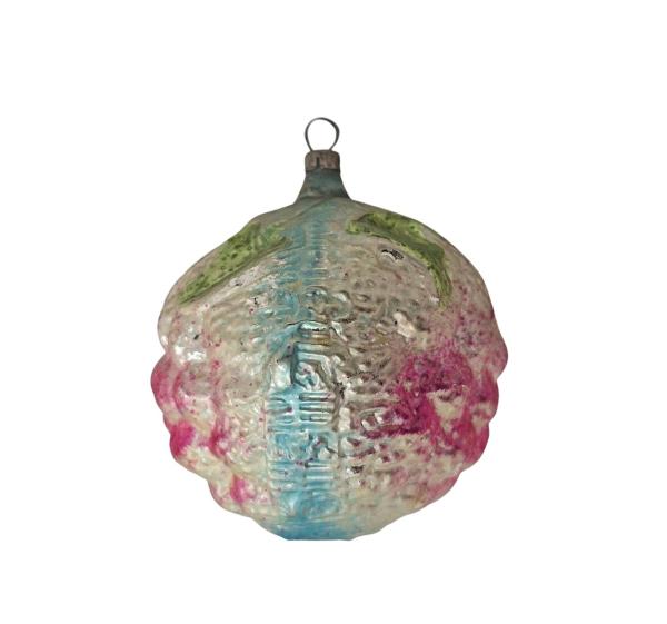 Lauscha Kugel with fruits / grapes, around 1910