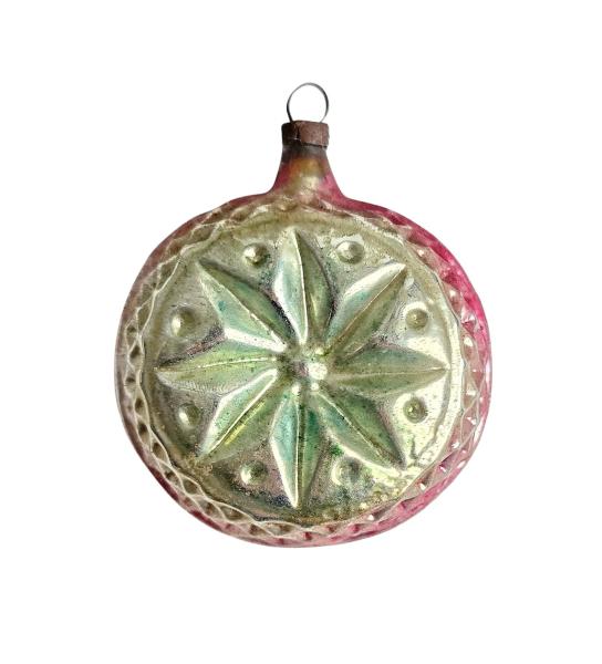 Lauscha Kugel with star, around 1910