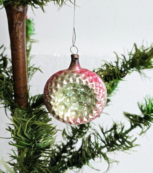 Lauscha Kugel with star, around 1910