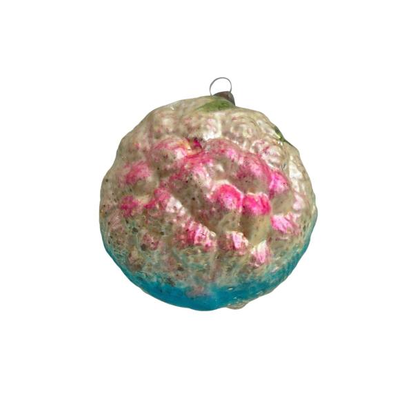 Lauscha Kugel with fruits / grapes, around 1910