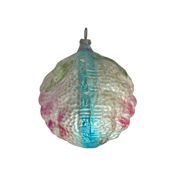 Lauscha Kugel with fruits / grapes, around 1910