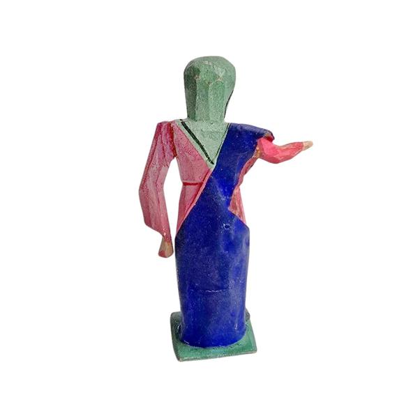 Antike Grulicher Krippenfigur / Maria um 1900 (10 cm)