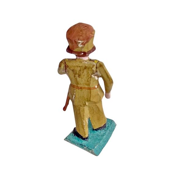 Antique grulich crib figurine, soldier, around 1920 (7 cm)