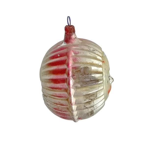 Lauscha Kugel with sun / moon, around 1910