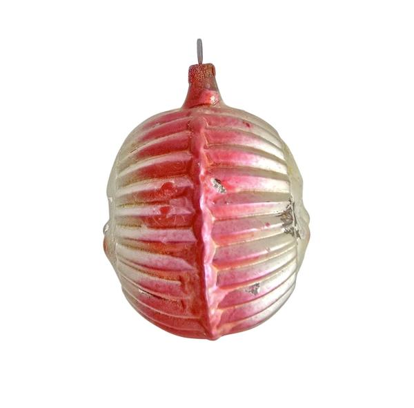 Lauscha Kugel with sun / moon, around 1910