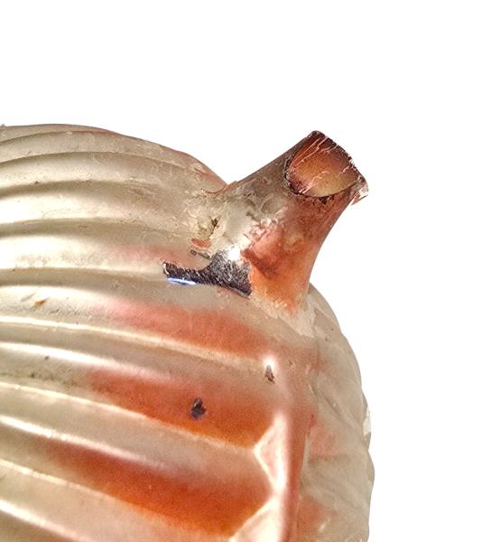 Lauscha Kugel with sun / moon, around 1910