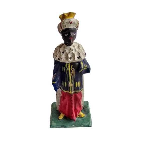 Antique grulich crib figurine, Holy King Caspar, around 1900 (10 cm)