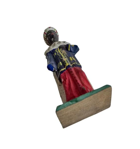 Antique grulich crib figurine, Holy King Caspar, around 1900 (10 cm)