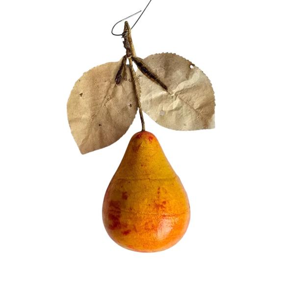 Birne / Frucht aus Watte,  ~ 1930