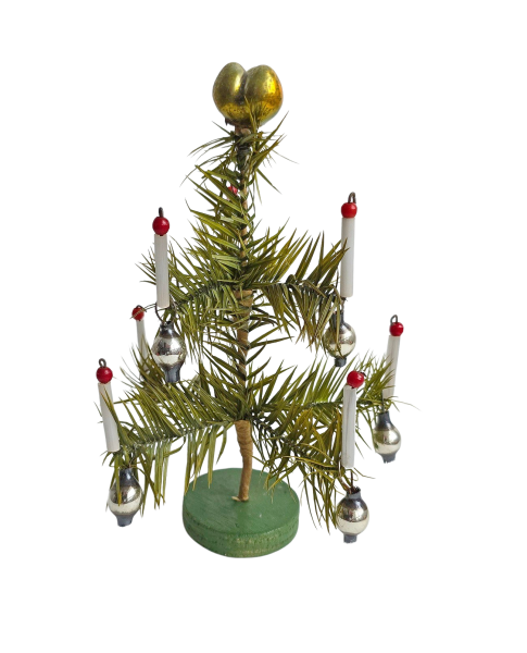 Antique Goose Feather Tree, 16 cm, around 1930