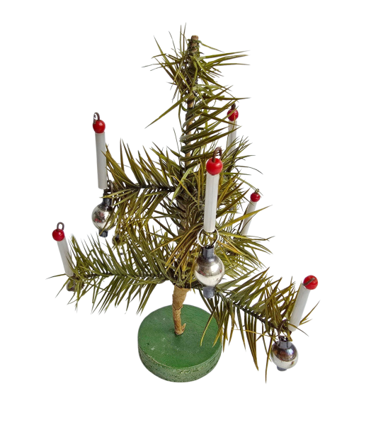 Antique Goose Feather Tree, 16 cm, around 1930