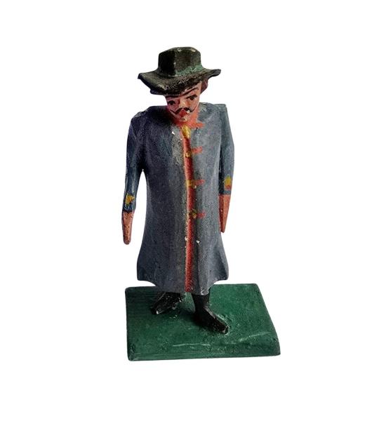 Antique grulich crib figurine, shepherd , 19th century (7 cm)