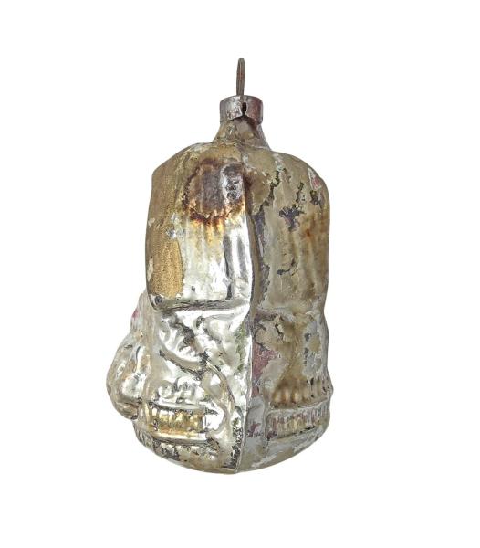 Antiker Christbaumschmuck, Haus mit Truthahn um 1920