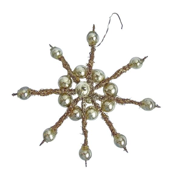 Vintage ornament, Star / Snowflake around 1950