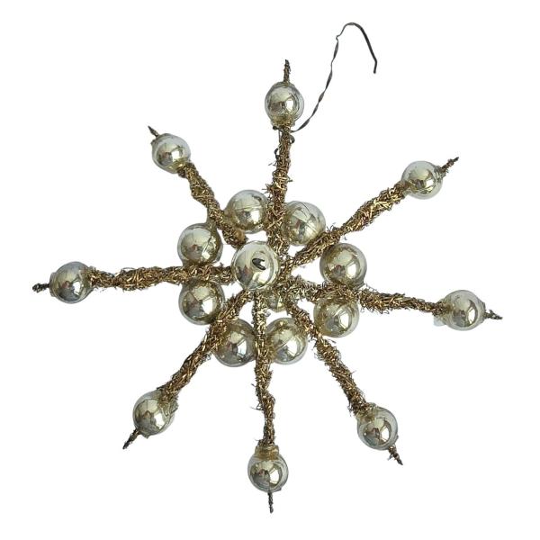Vintage ornament, Star / Snowflake around 1950