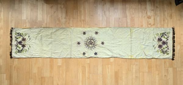 Antique religious blessing veil, 19th century