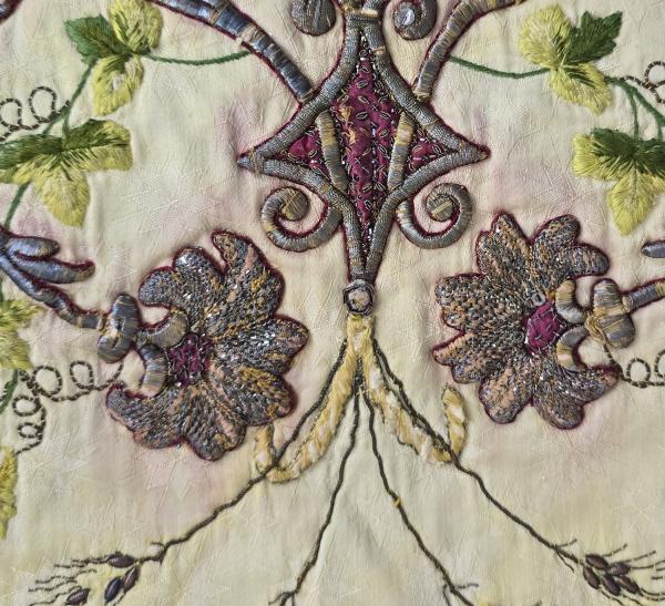 Antique religious blessing veil, 19th century