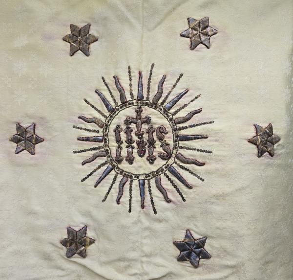 Antique religious blessing veil, 19th century