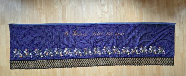 Antike Altardecke um 1900