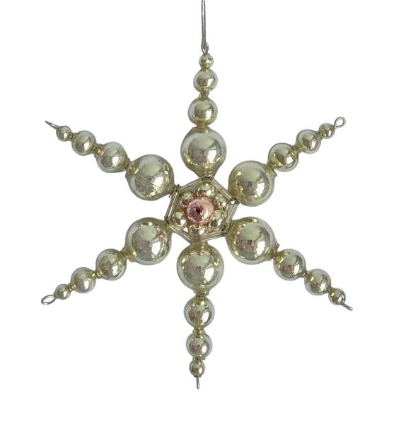 Gablonzer  Stern aus Glasperlen, 50er Jahre