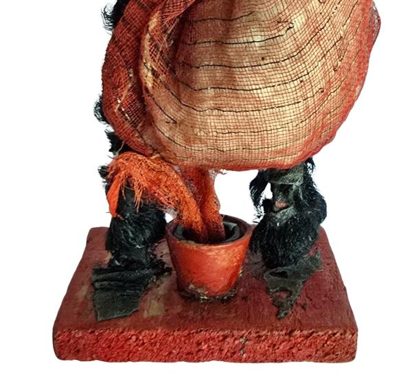 Wiener Krampus um 1920, Beschädigt, zum Herrichten