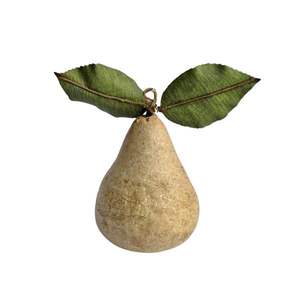 Frucht / Birne aus Watte um 1900