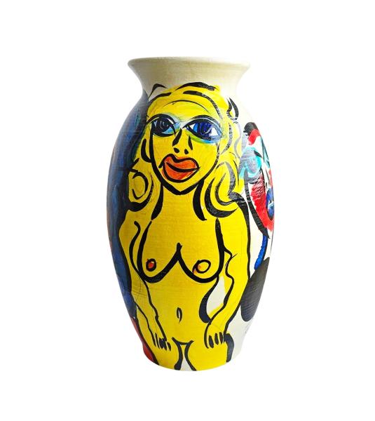 Peter Robert Keil (born 1942 Züllichau), ceramic vase, dated 1986