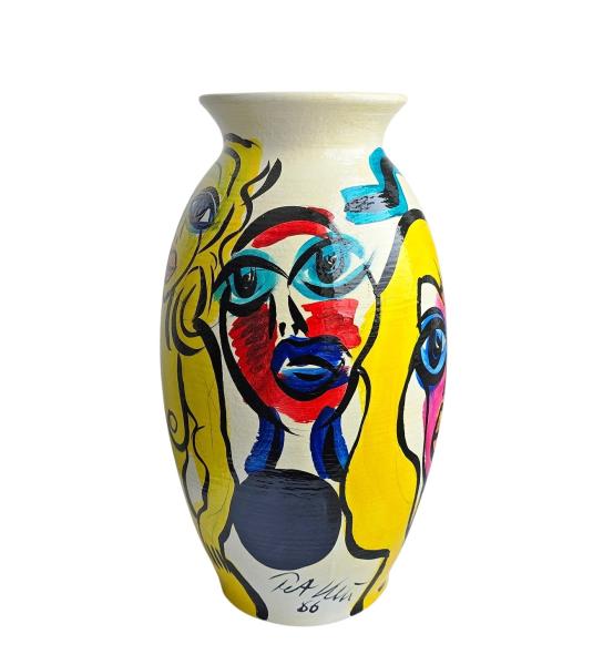 Peter Robert Keil (born 1942 Züllichau), ceramic vase, dated 1986