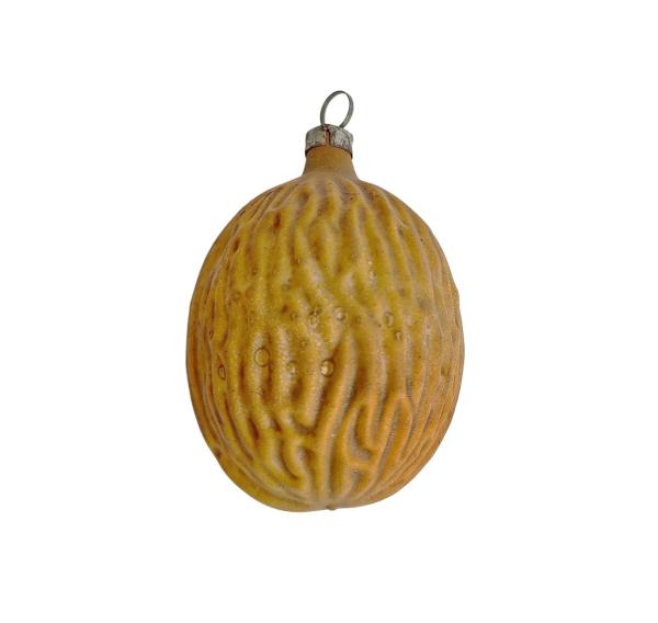 Antiker Christbaumschmuck, Lauscha, Walnuss um 1910/1920