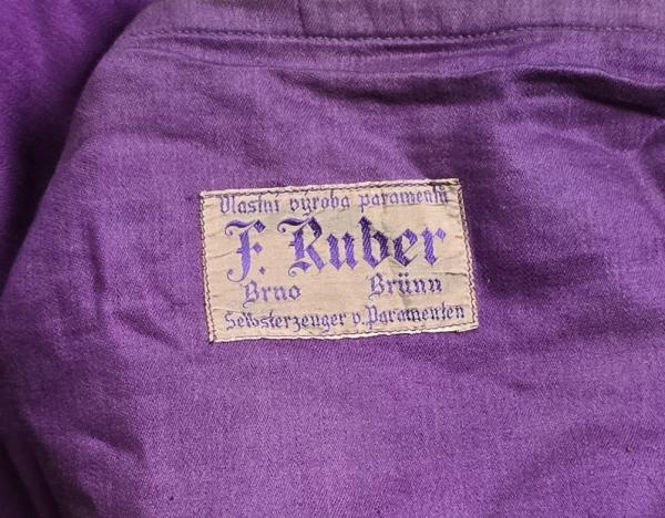 Antiker Rauchmantel - Chormantel, Messgewand, Vespermantel, Pluviale, Ornat um 1900