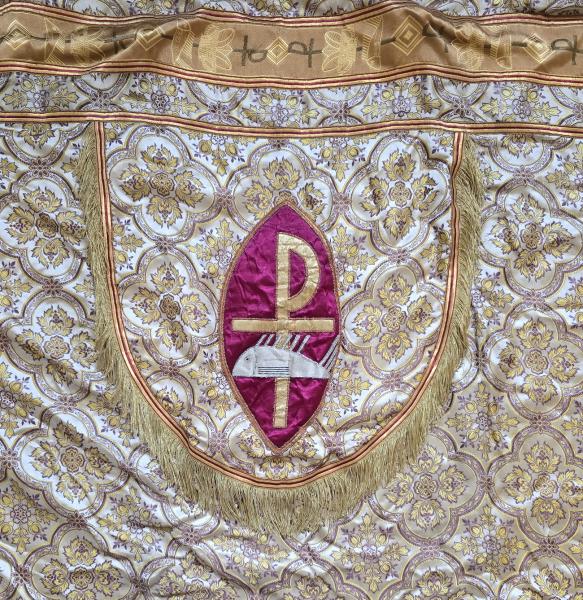 Chormantel, Messgewand, Vespermantel, Pluviale, Ornat um 1900