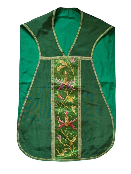 Grüne Kasel, Ornat, Messgewand, Vestment, Pluviale