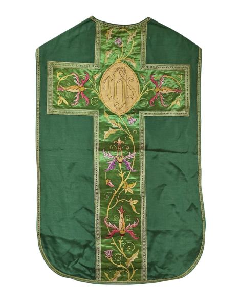 Grüne Kasel, Ornat, Messgewand, Vestment, Pluviale