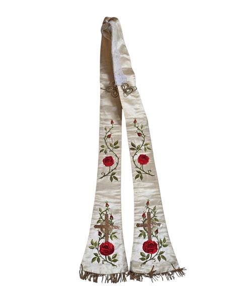 Antike Stola für Ornat, Messgewand, Vestment um 1900