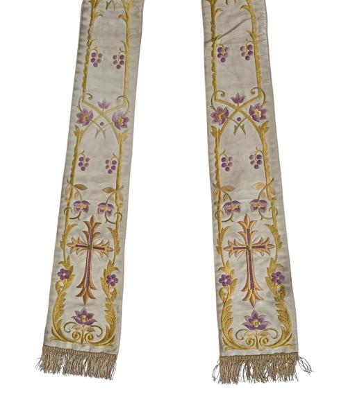 Antike Stola für Ornat, Messgewand, Vestment um 1900