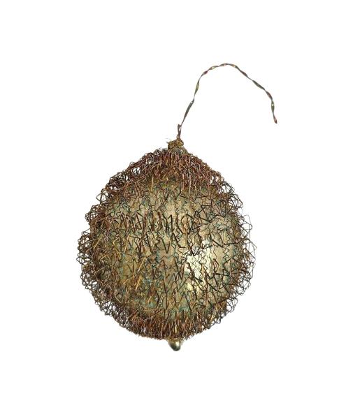 Gablonzer Kugel mit Draht um 1930