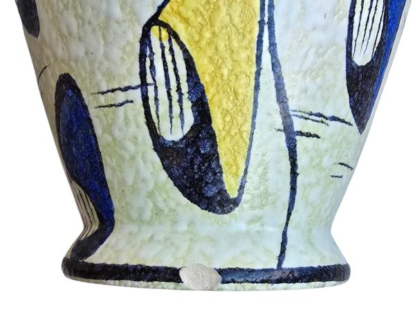 Keramik Vase, Bodo Mans für Bay Keramik, 60er Jahre