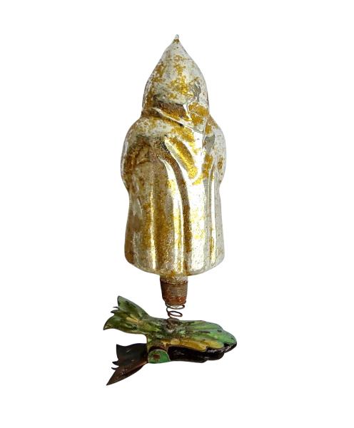 Lauscha Nikolaus / Santa auf Zwicker um 1910