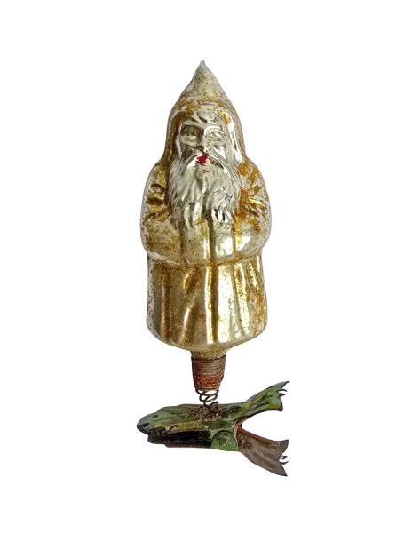 Lauscha Nikolaus / Santa auf Zwicker um 1910