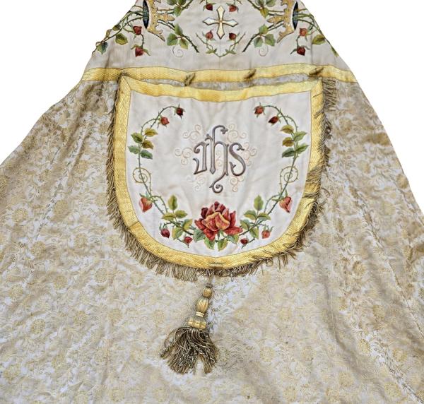 Antique Pluviale, cope, vestment, Ornat, around 1900