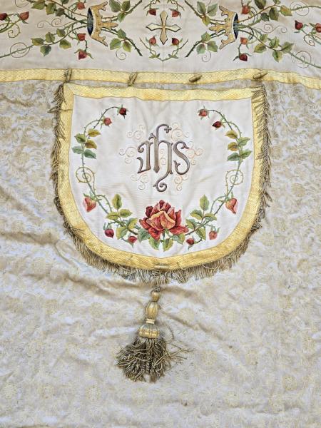 Antique Pluviale, cope, vestment, Ornat, around 1900