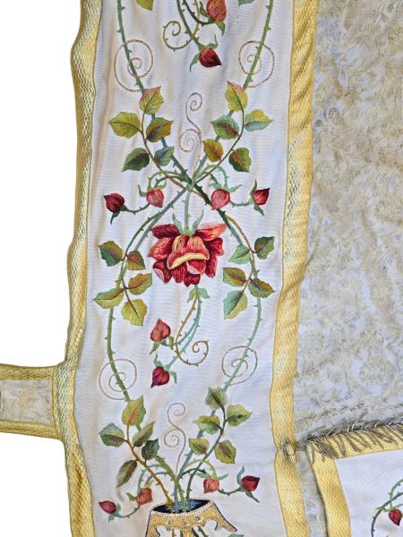 Antique Pluviale, cope, vestment, Ornat, around 1900