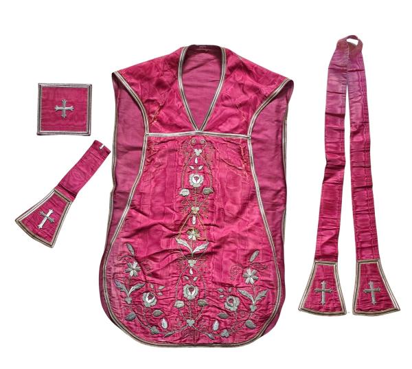 Kasel, Ornat, Messgewand, Vestment, Pluviale um 1900