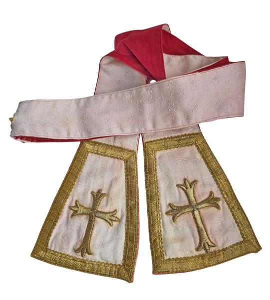 Antike Stola für Ornat, Messgewand, Vestment um 1900