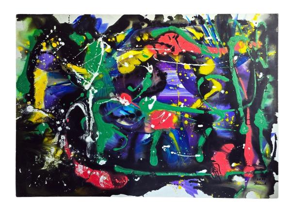 Abstrakte Komposition, Frank J. Blank, 1932 - 2017