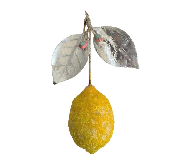 Antique spun cotton lemon, around 1930