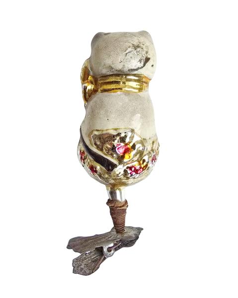 Glass ornament cat around 1930