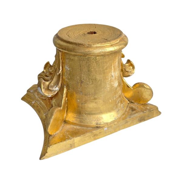 Christbaumständer aus Holz geschnitzt um 1880